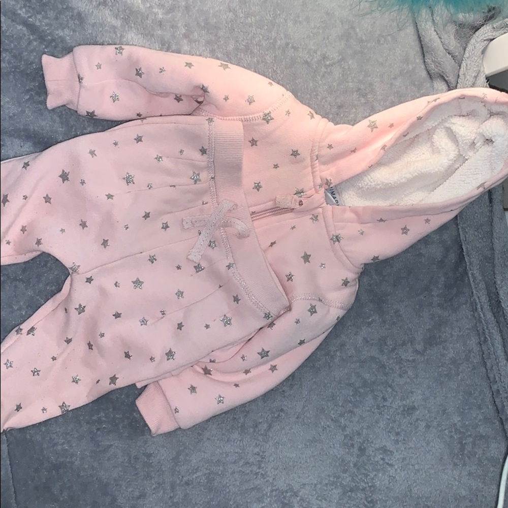 Baby girl hooded sweat outfit